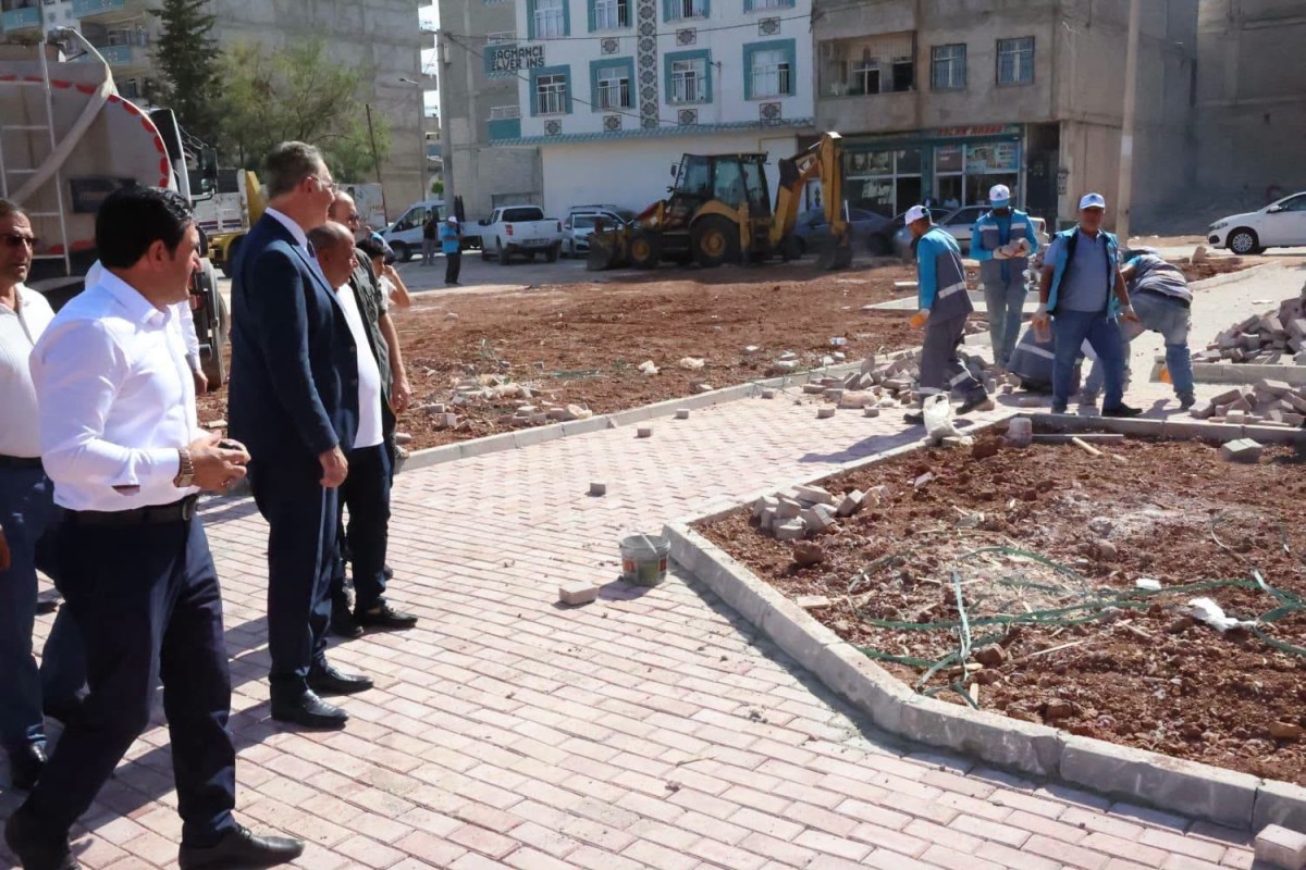 Eyyübiye’de Yeşil Alan Seferberliği Sürüyor